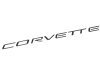 1997-2004 C5 Corvette Domed Carbon Fiber Bumper Letters